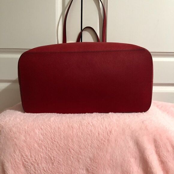 ‎Michael Kors Jet Set Medium Tote Bag Red - Picture 7 of 16